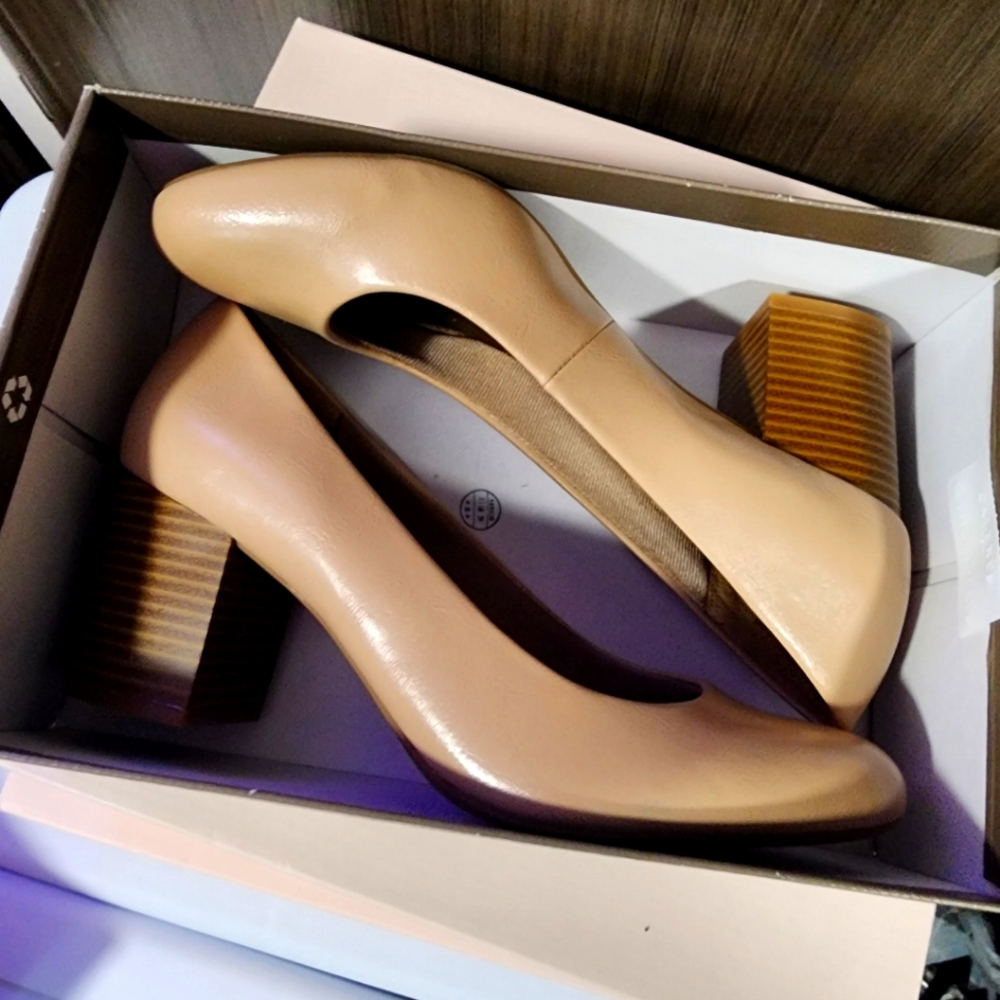 Life Stride Parigi block taupe pumps